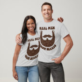 Wirkliche Männer wachsen T-Shirt (Unisex)