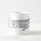wirkliche Meerjungfrau Kaffeetasse (Vorderseite Links)