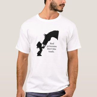 wirkliche Prinzessinnen küssen nicht Kröten T-Shirt