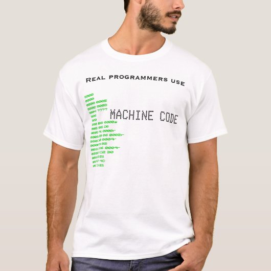 Wirkliche Programmierer T-Shirt (Vorderseite)