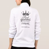 Wirkliche Queens-Verlegenheit jede andere Krone Hoodie (Rückseite)