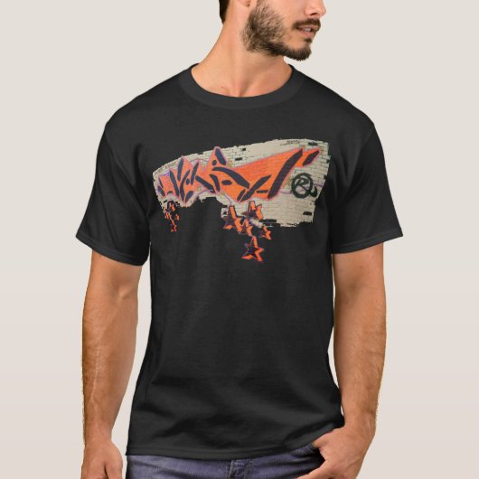 Wirkliche Straßen-Graffiti T-Shirt (Vorderseite)