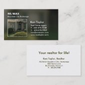 Wirkliche Visitenkarte (Vorne/Hinten)