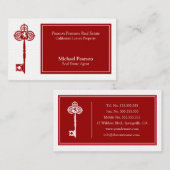 Wirkliche Visitenkarte (Vorne/Hinten)