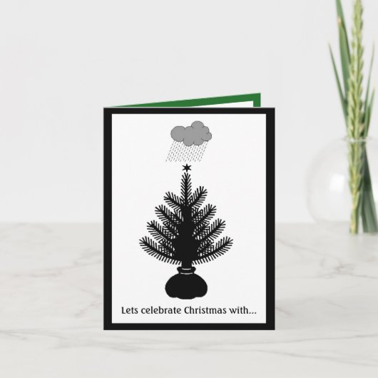 Wirkliche Weihnachtskarte Feiertagskarte (Vorderseite)