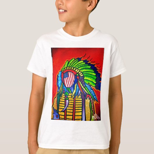 Wirklicher Amerikaner T-Shirt (Vorderseite)