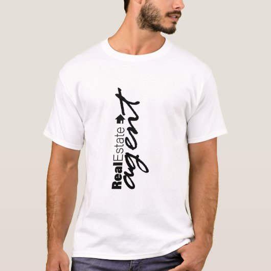 Wirklicher Anwesen-Agent Drk T-Shirt (Vorderseite)