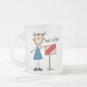 Wirklicher Anwesen-Agent Mattglastasse (Links)