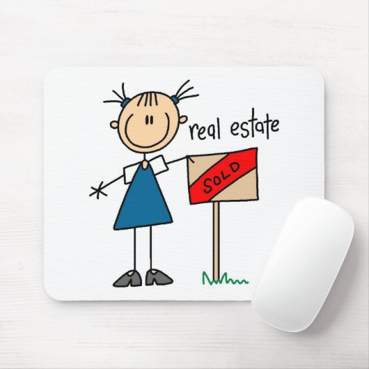 Wirklicher Anwesen-Agent Mousepad (Mit Mouse)