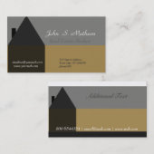 Wirklicher Anwesen-Agent und wirkliches Anwesen Visitenkarte (Vorne/Hinten)