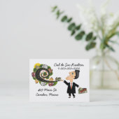 Wirklicher Anwesen-Agent-Verkäufer Visitenkarte (Stehend Vorderseite)