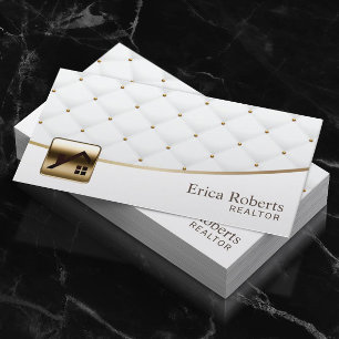 Wirklicher Anwesen-Luxus gesteppter beruflicher Visitenkarte