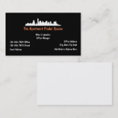 Wirklicher Anwesen-MietAgent Visitenkarte (Vorne/Hinten)