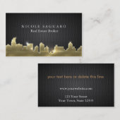 Wirklicher Anwesen-Vermittler Visitenkarte (Vorne/Hinten)