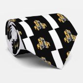 wirklicher Anwesenmarkt mit Puzzlespieldach Krawatte (Gerollt)