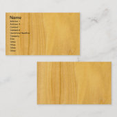 Wirklicher Aspen-Furnier-BlattWoodgrain Visitenkarte (Vorne/Hinten)
