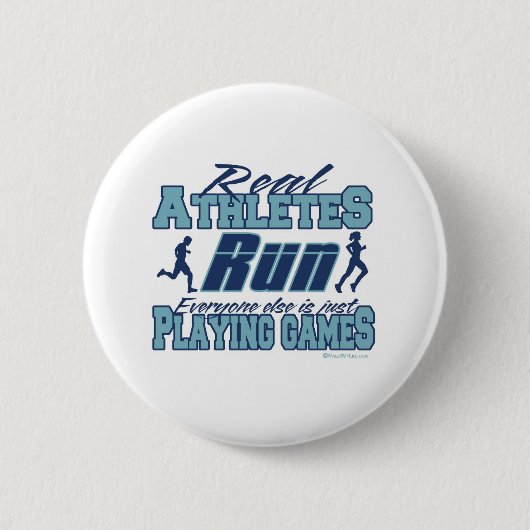 Wirklicher Athleten Lauf Button (Vorderseite)