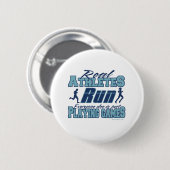 Wirklicher Athleten Lauf Button (Vorne & Hinten)