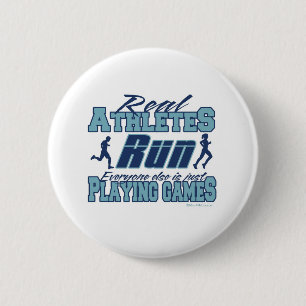 Wirklicher Athleten Lauf Button