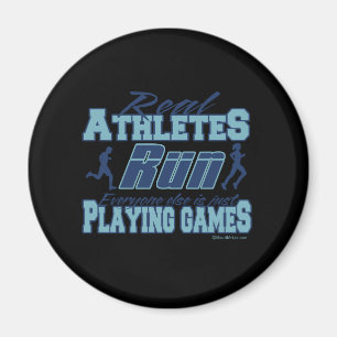 Wirklicher Athleten Lauf Magnet