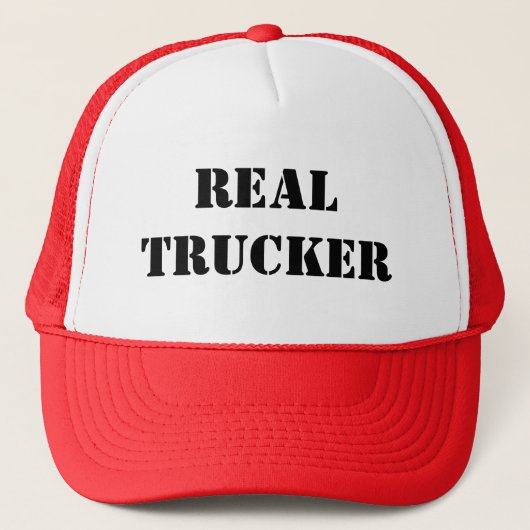 WIRKLICHER FERNLASTFAHRER TRUCKERKAPPE (Vorderseite)