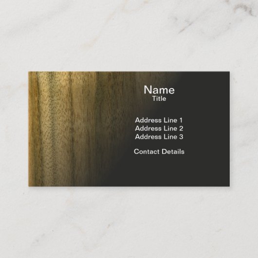 Wirklicher gescannter australischer visitenkarte (Vorderseite)