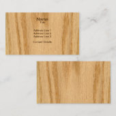 Wirklicher gescannter rote visitenkarte (Vorne/Hinten)