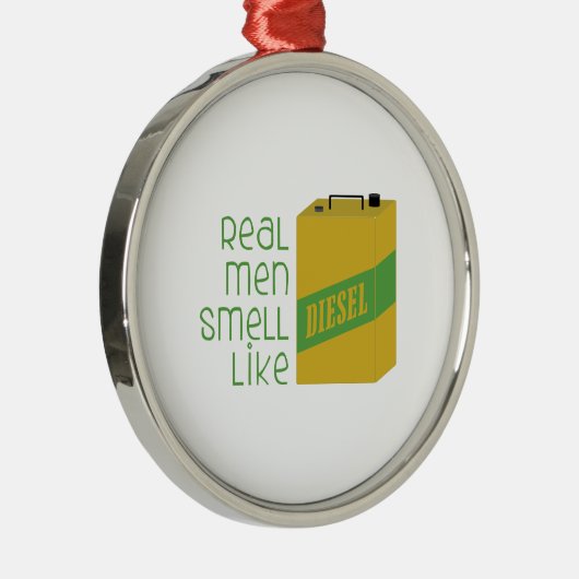 Wirklicher Mann-Geruch mögen Silbernes Ornament (Rechts)