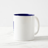 Wirklicher Mann-Getränk-Tee (blau) Zweifarbige Tasse (VorderseiteRechts)