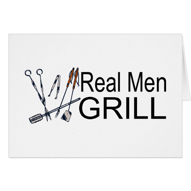 Wirklicher Mann-Grill (Vorderseite (Horizontal))