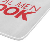 Wirklicher Mann-Koch Schneidebrett (Ecke)