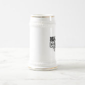 Wirklicher Mann-Kupon Bierglas (Mittel)
