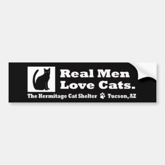 Wirklicher Mann-Liebe-Katzen-Autoaufkleber Autoaufkleber