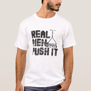 Wirklicher Mann-Stoß It_Tshirt T-Shirt