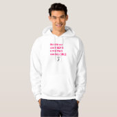 Wirklicher Mann-Trainer Mädchen-Volleyball Hoodie (Vorne ganz)