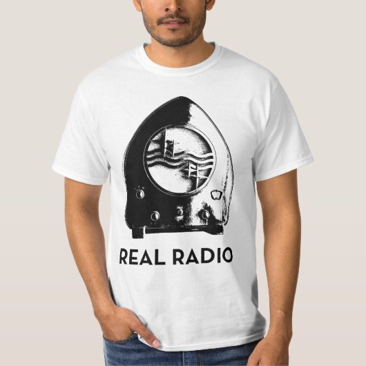 Wirklicher RadioT - Shirt [Licht] (Vorderseite)