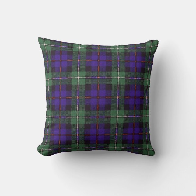 Wirklicher schottischer Tartan - der Mackenzie Kissen (Vorderseite)