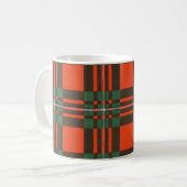 Wirklicher schottischer Tartan - Macgregor Kaffeetasse (Vorderseite Links)