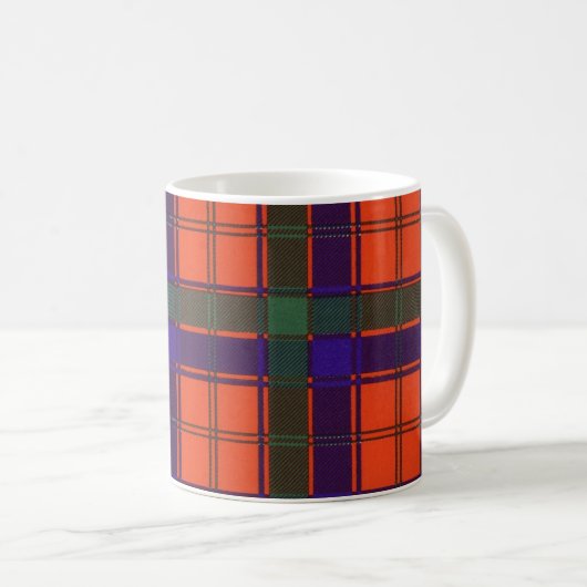 Wirklicher schottischer Tartan - Robertson Kaffeetasse (VorderseiteRechts)