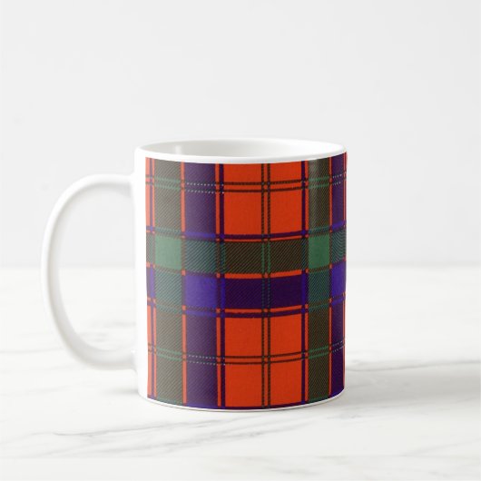 Wirklicher schottischer Tartan - Robertson Kaffeetasse (Links)