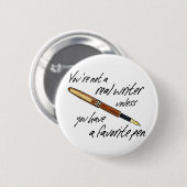 Wirklicher Verfasser Button (Vorne & Hinten)