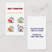 Wirklicher Visitenkarte (Vorne/Hinten)