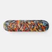 Wirkliches abstraktes Graffiti-Wand-Skate-Brett Skateboard (Horizontal)