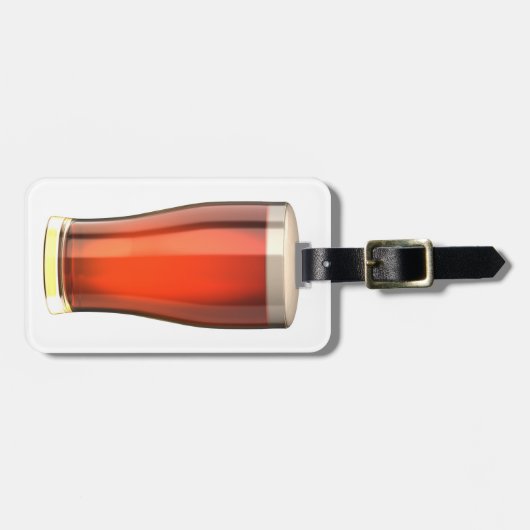 Wirkliches Ale-Bier Gepäckanhänger (Vorderseite horizontal)