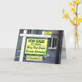 Wirkliches Anwesen-Absacken. .BUY das VERFLIXTE Karte (Gelbe Blume)