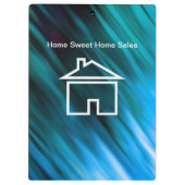 Wirkliches Anwesen-Agent-Gewohnheits-Klemmbrett Klemmbrett (Rückseite)