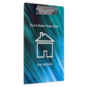 Wirkliches Anwesen-Agent-Gewohnheits-Klemmbrett Klemmbrett (Rechts)