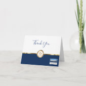 Wirkliches Anwesen danken Ihnen leer Dankeskarte (Vorderseite)