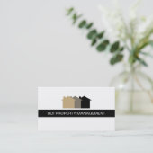 Wirkliches Anwesen-Eigentums-Management Visitenkarte (Stehend Vorderseite)