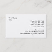 Wirkliches Anwesen-Eigentums-Management Visitenkarte (Rückseite)